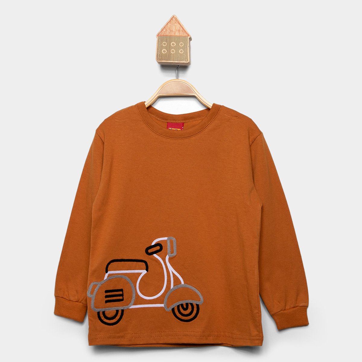 Blusa Moletom Infantil Kyly Manga Longa Menino - Amarelo Menor preço em Blusa Moletom Infantil Kyly Manga Longa Menino - Amarelo