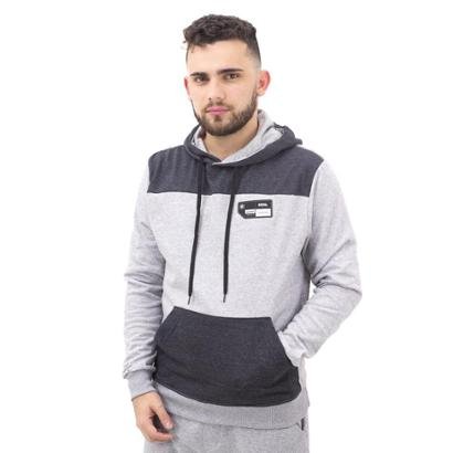 layered moletom com capuz