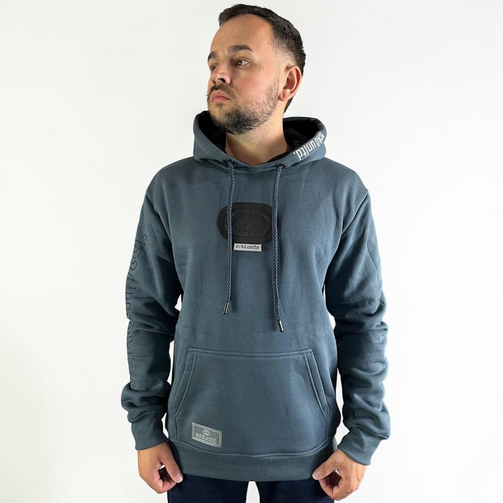 Blusa Moletom Masculina Ecko Unltd Original Capuz Canguru Streetwear Inverno