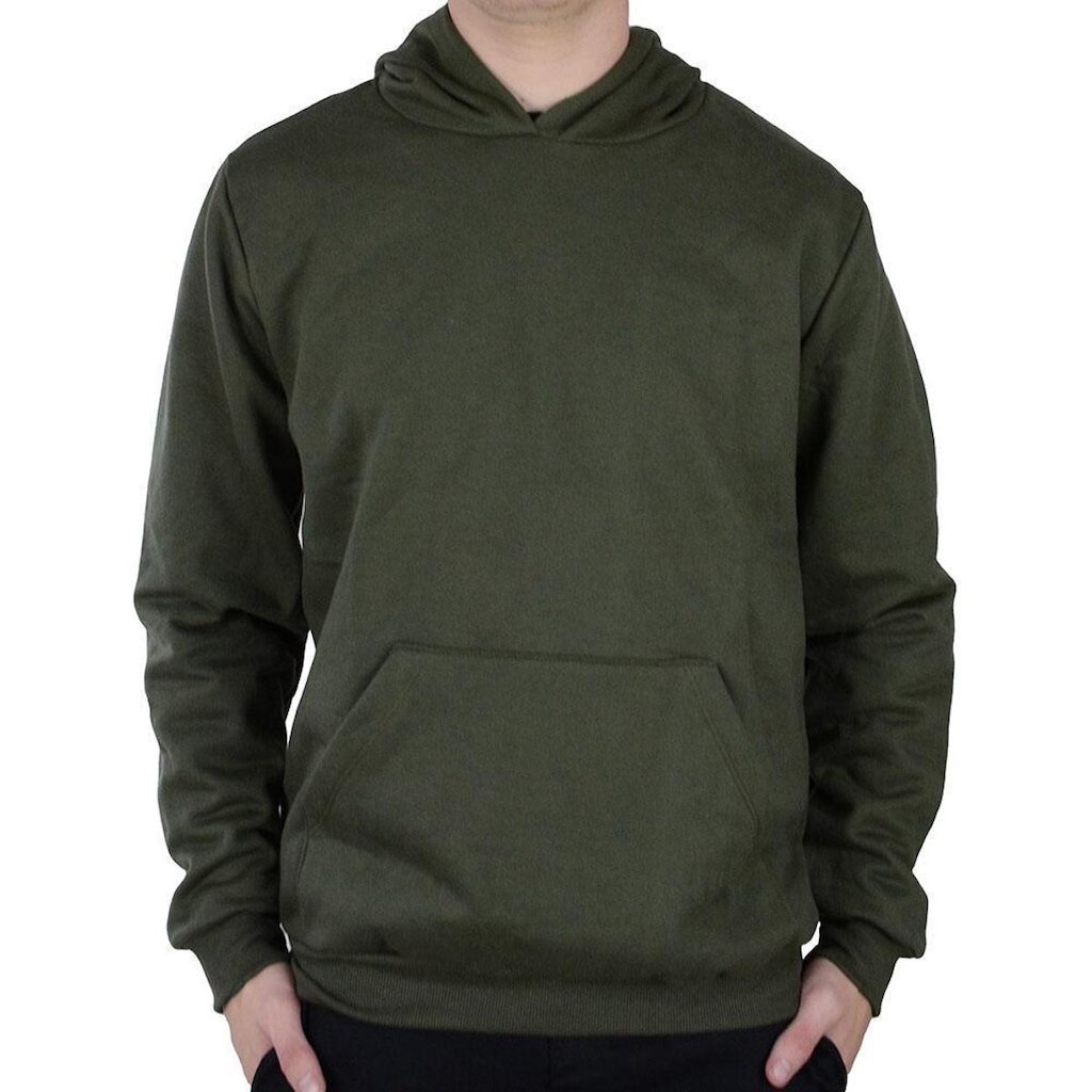 Blusa Moletom Masculina Hirlogs Peluciado Verde - 735A