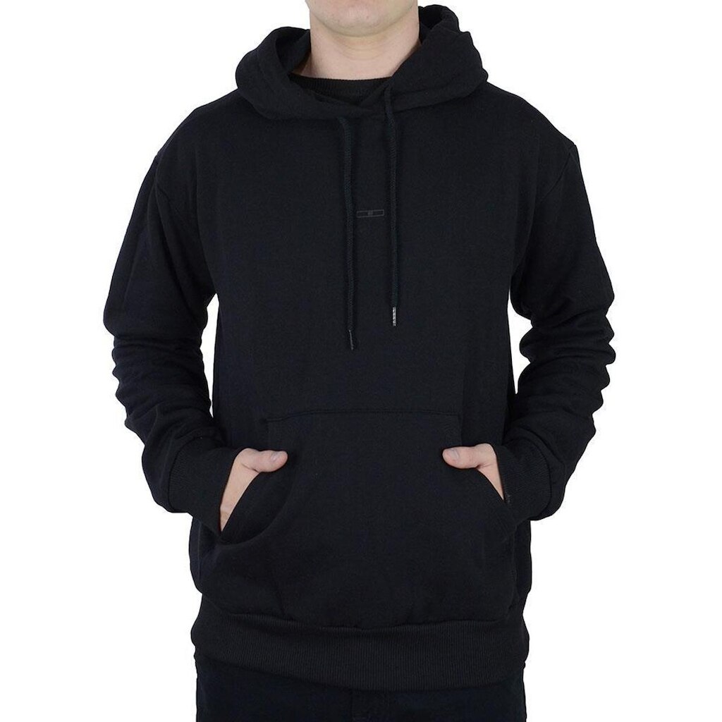 Blusa Moletom Masculina Olho Fatal Peluciada Preta - 4016