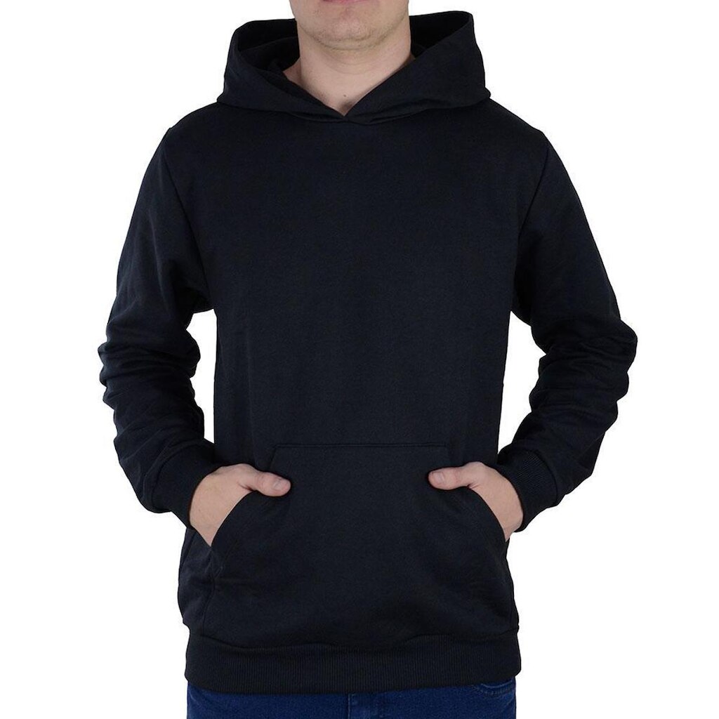 Blusa Moletom Masculina Peluciada Hirlogs Preta - 735A