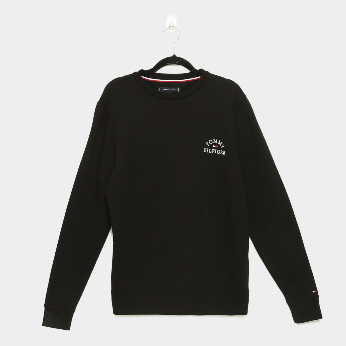 camisa tommy hilfiger masculina preta