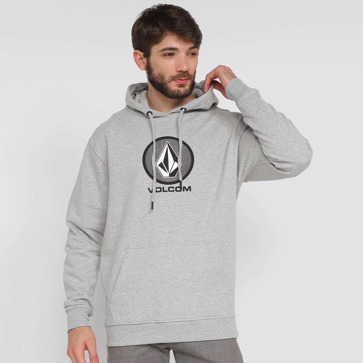 Blusa Moletom Volcom Crypticstone Masculina - Cinza é ruim? Blusa Moletom Volcom Crypticstone Masculina - Cinza é boa?
