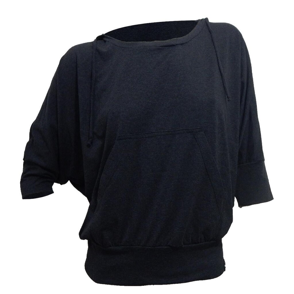 Blusa Morcego Alma de Praia Grafite