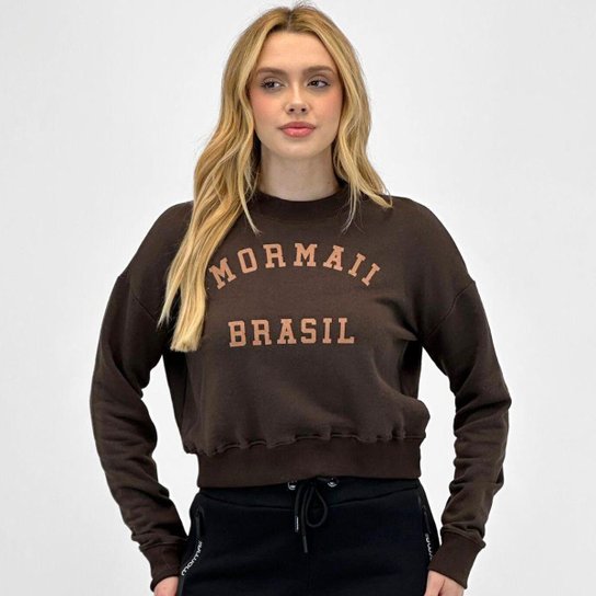 Blusa Mormaii Cropped Moletom Fechada Feminina Zattini