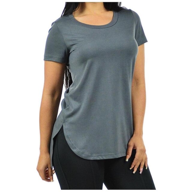 Blusa Mullet Academia Blusinha Gola Redonda Feminina