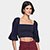 Blusa Oh, Boy! Lastex Feminina - Azul