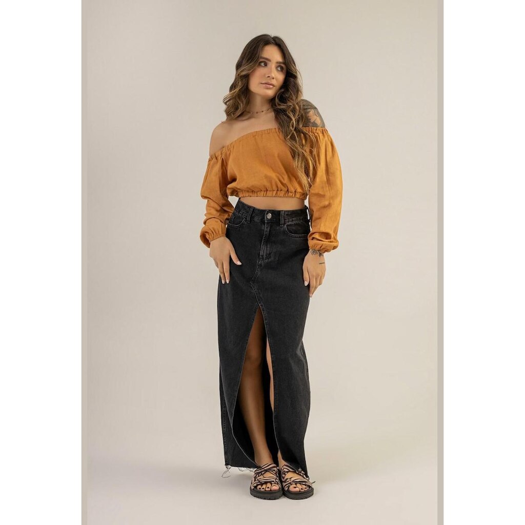 Blusa Ombro a Ombro Cropped Adulto The Philippines