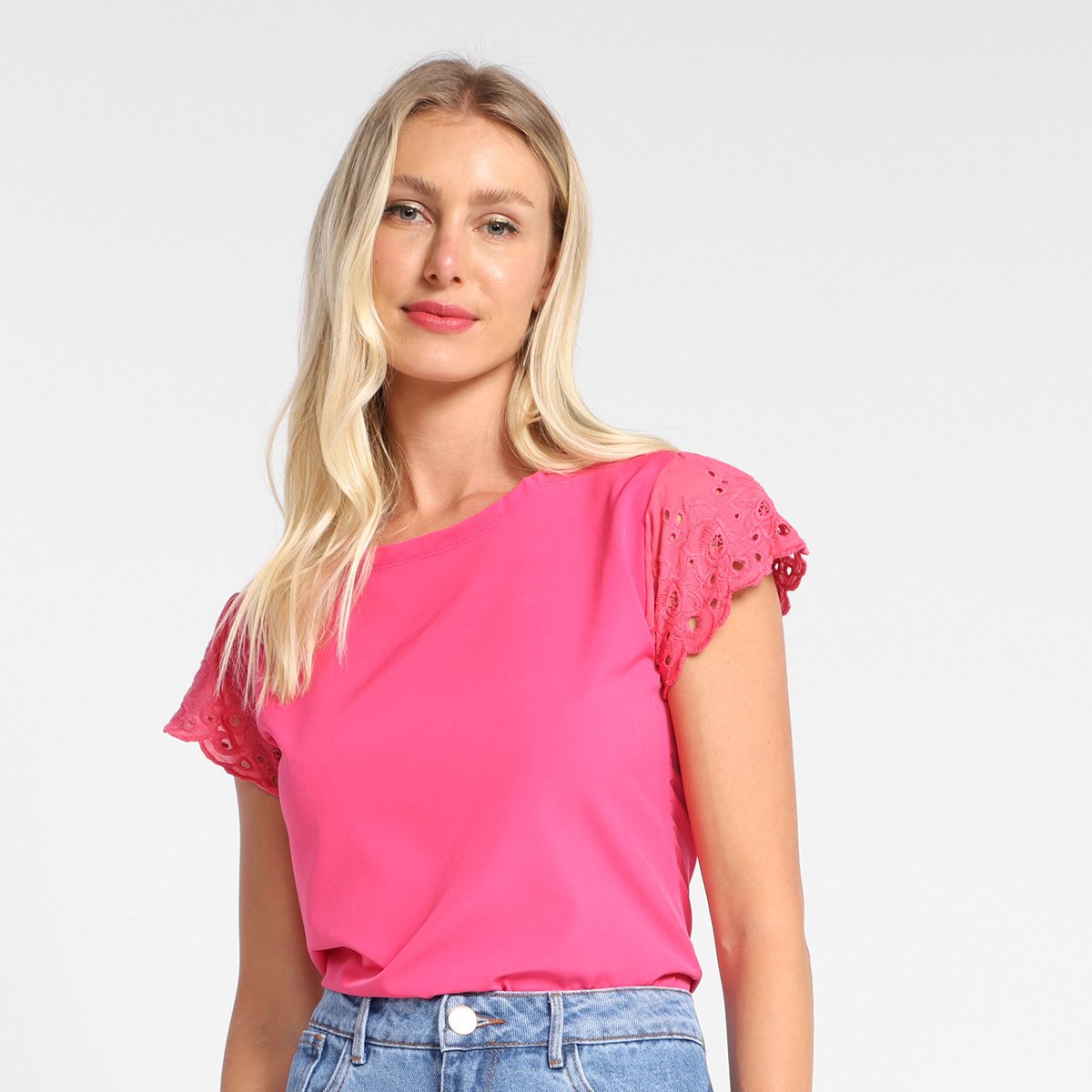 blusa feminina pink
