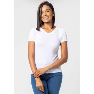 Blusa Pau a Pique Básica Branco BRANCO - GG
