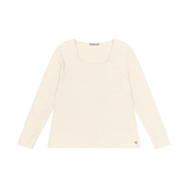 Blusa Plus Size Em Ribana Canelada Secret Glam Feminino