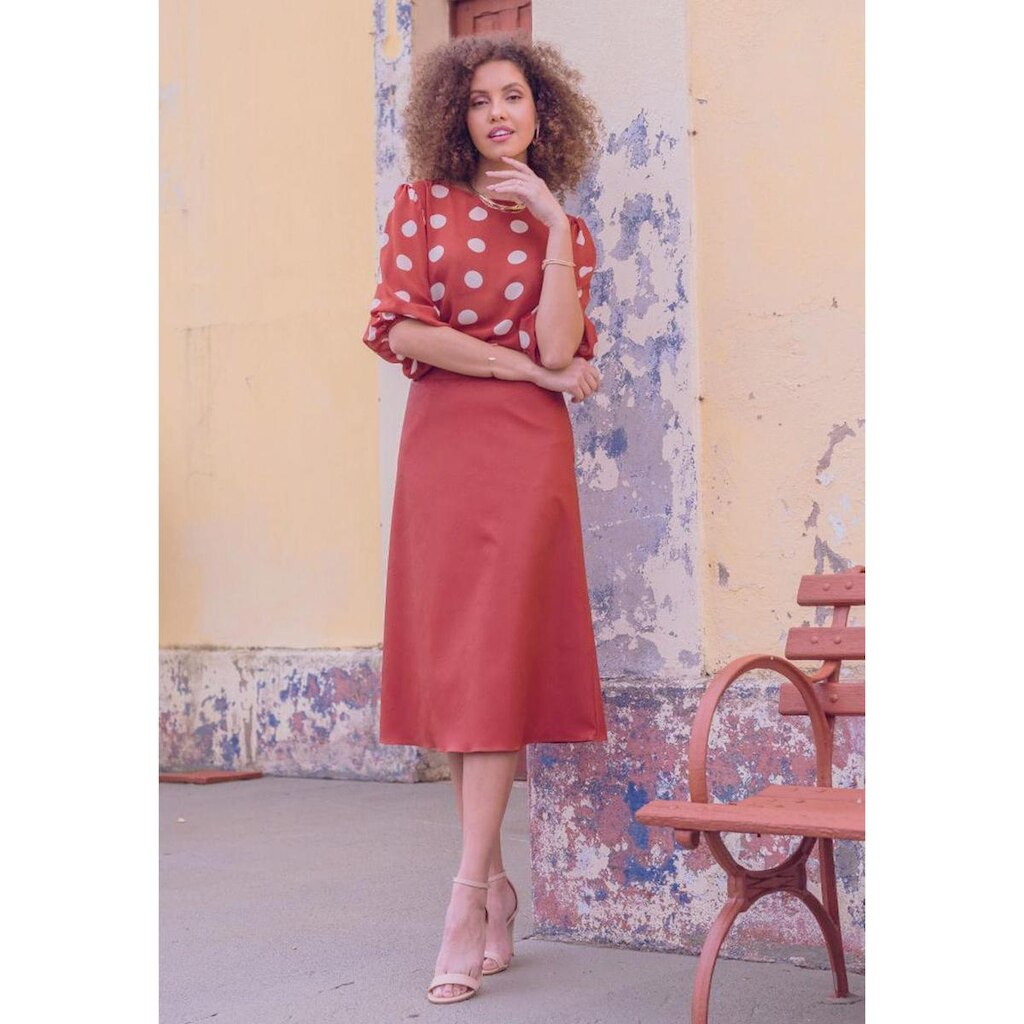 Blusa Poá Matuta Essencial Marrom Terracota Tam. 44