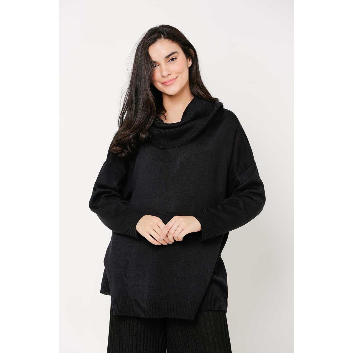 Blusa Ralm Tricot Manga Longa Feminina - Preto Menor preço em Blusa Ralm Tricot Manga Longa Feminina - Preto