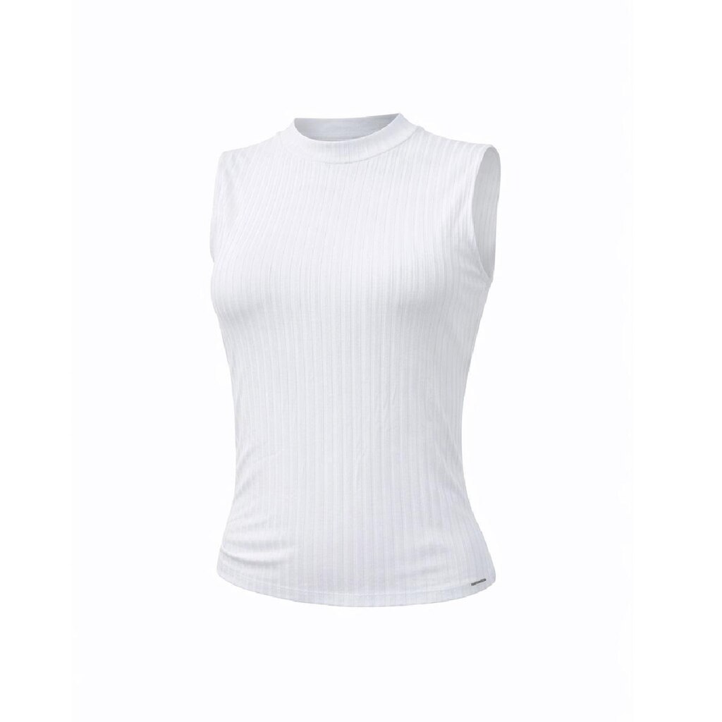 Blusa Regata Básica Feminina Lunender 00361 Branca
