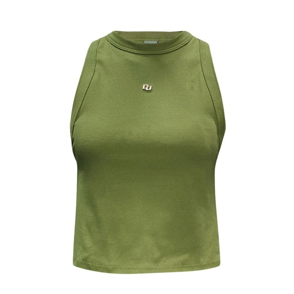 Blusa Regata Colcci Feminina Canelada Encurtada