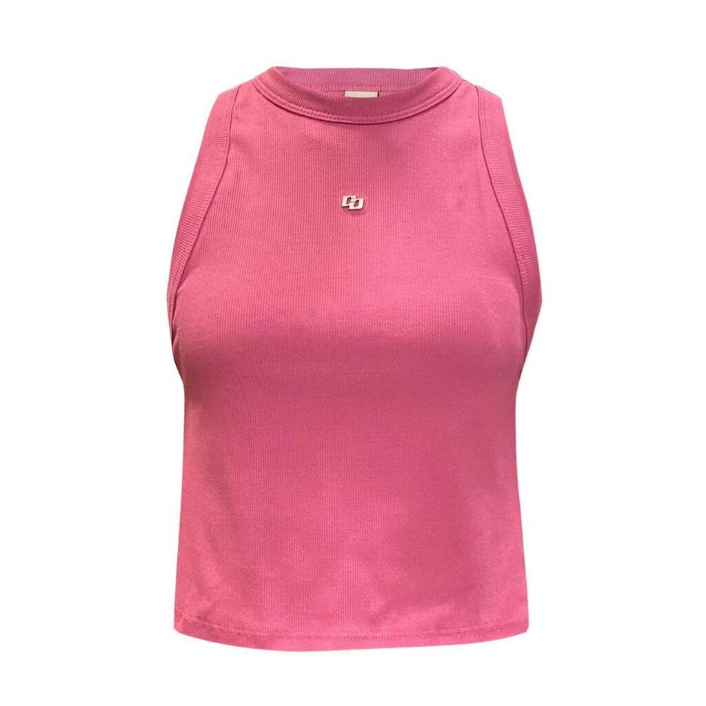 Blusa Regata Colcci Feminina Canelada Encurtada