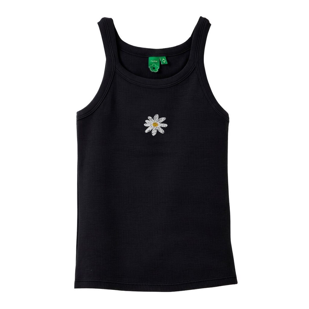 Blusa Regata Fábula Rib Bordada Nadador