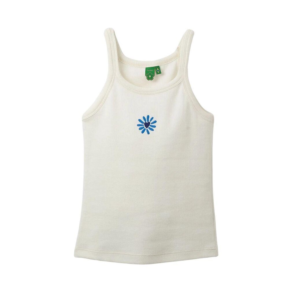 Blusa Regata Fábula Rib Bordada Nadador