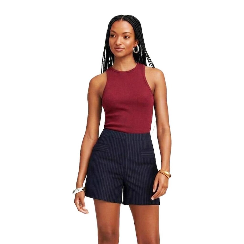 Blusa Regata Feminina Lunender Em Malha Ribana 00574