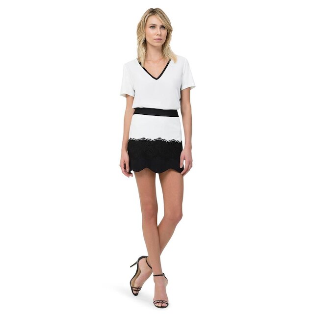 Blusa Renda Off white P