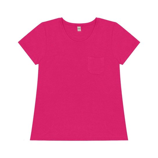 Blusa Rovitex Básico Viscotorcion Com Bolso Feminina