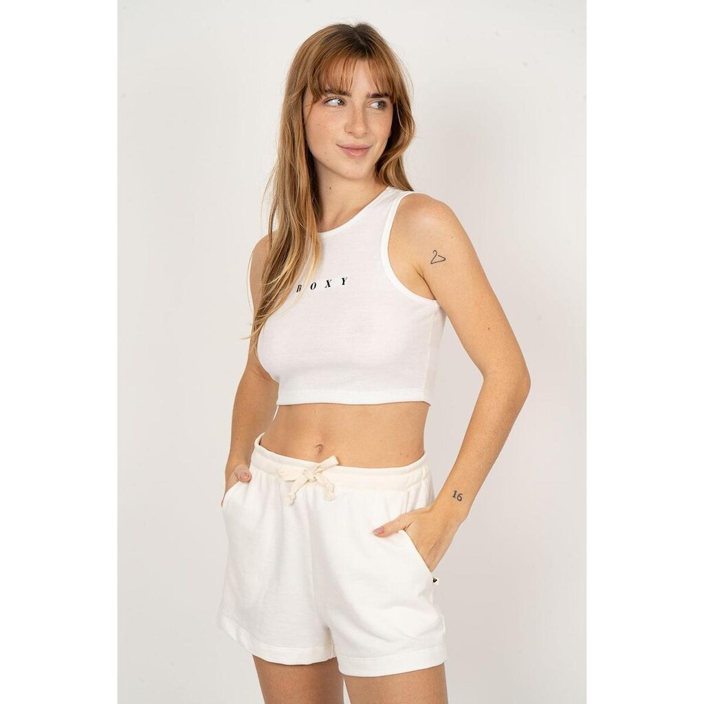 Blusa Roxy M/C Go For It Tank Off White-Off White-G
