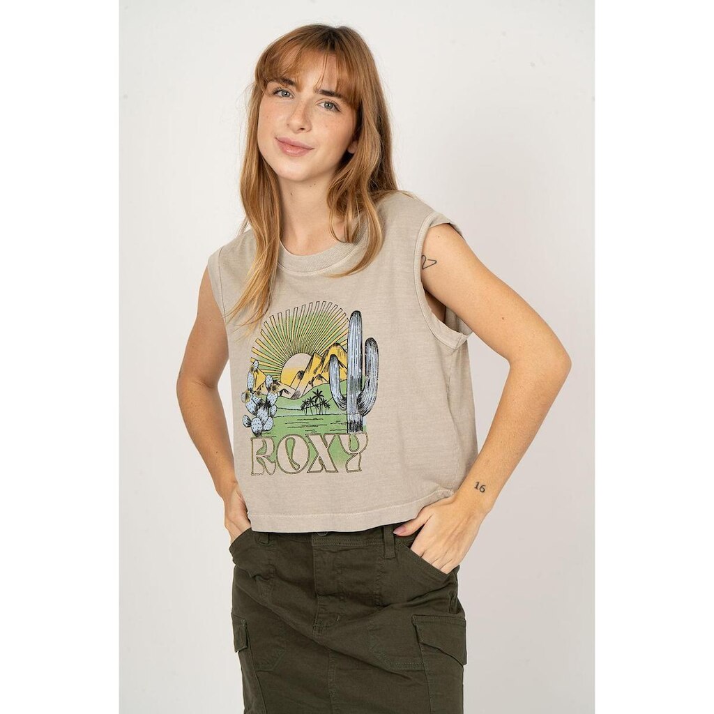 Blusa Roxy M/C There Is Life Off White-Off White-P