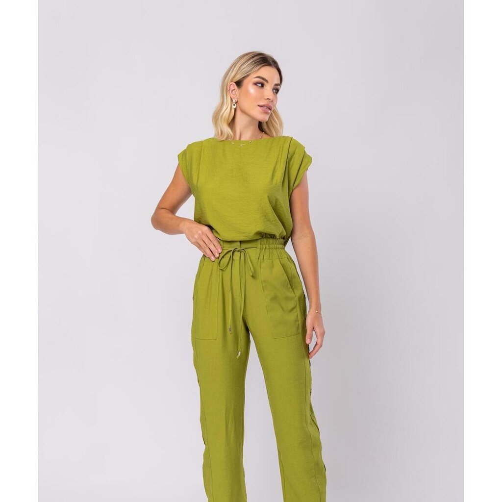 Blusa Salvatore Fashion Alfaiataria M/C Drapeada Feminina