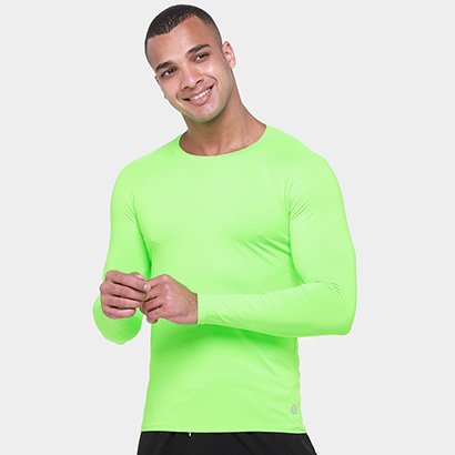 Blusa Térmica Estilo Do Corpo Manga Longa Masculina - Masculino
