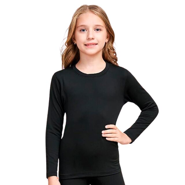 Blusa Térmica Infantil Segunda Pele Frio Inverno Criança