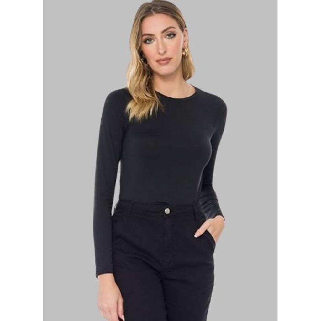 BLUSA TÉRMICA MANGA LONGA FEMININA DOCE TRAMA REF:104430