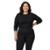 Blusa Termica Segunda Pele Plus Size Interno Peluciado Feminina Toque Macio Para Dias Frios - Preto