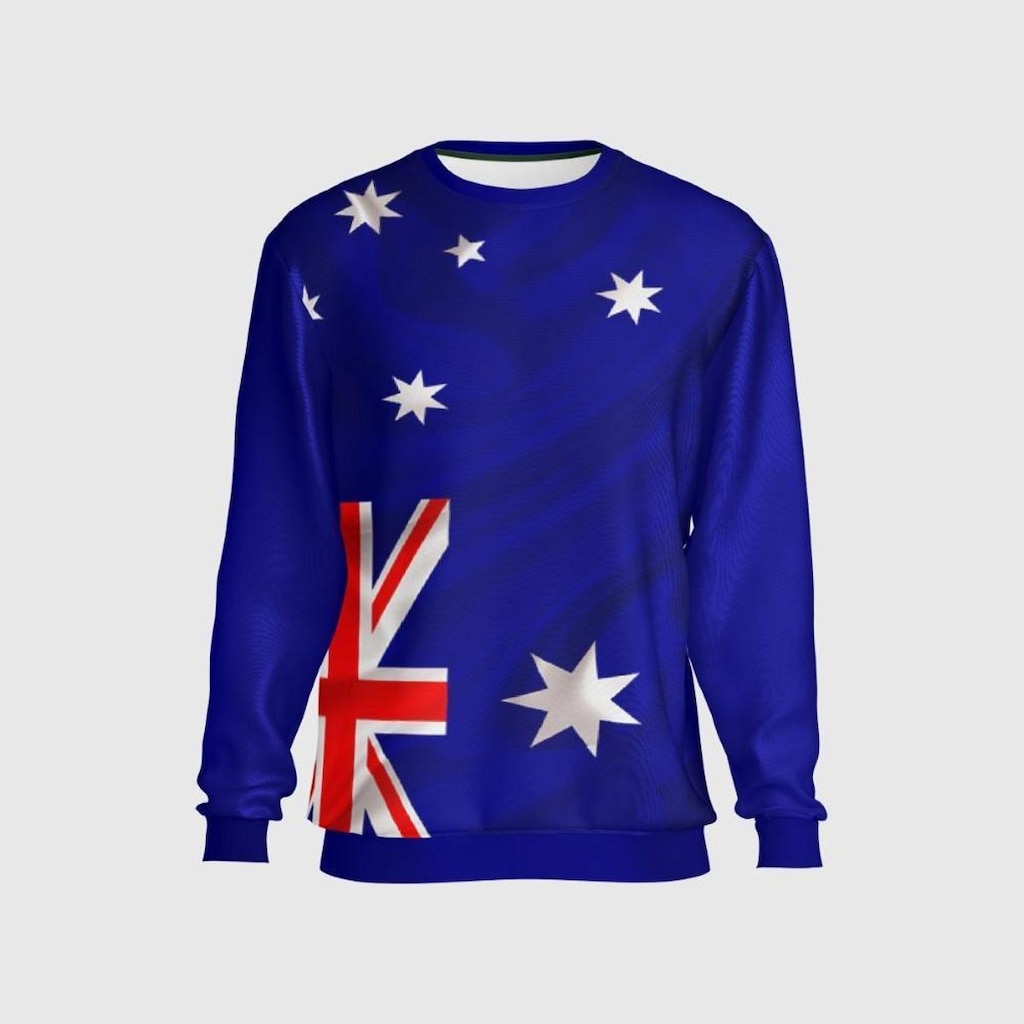 Blusa Time Moletom Masculino Careca Austrália Copa Conforto