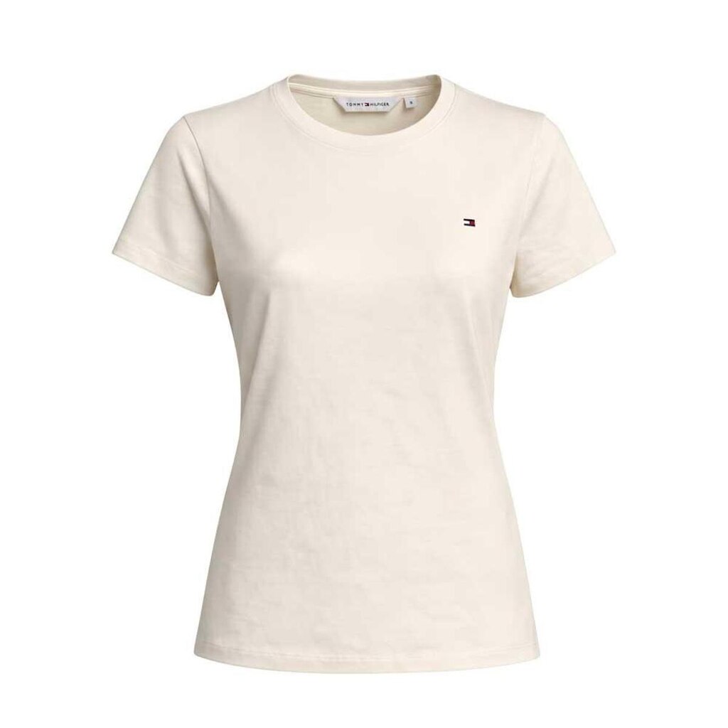 Blusa Tommy Hilfiger Feminina Rib 1x1 Pima Cotton Tee