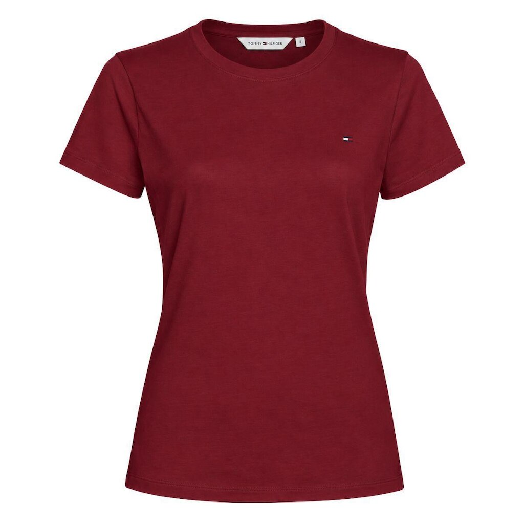 Blusa Tommy Hilfiger Feminina Rib 1x1 Pima Cotton Tee