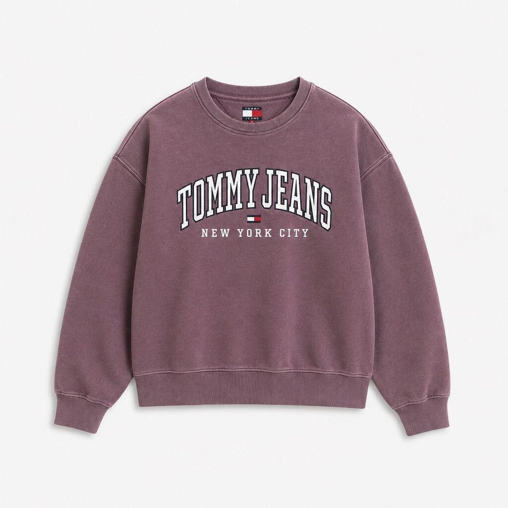 Blusa Tommy Jeans Relaxed Varsity