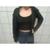 BLUSA TRICOT C/ 2 PEÇAS PRETA AMORELIE - Preto