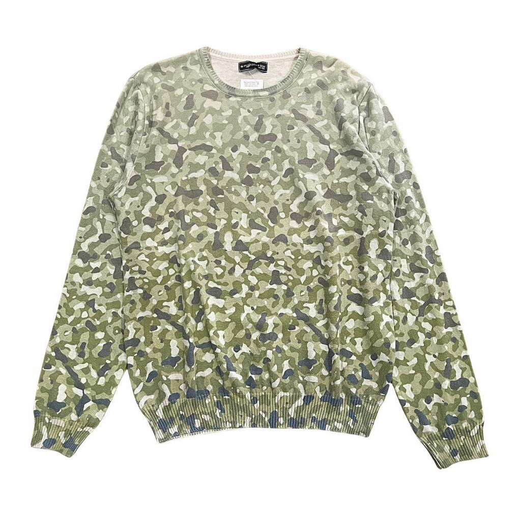 Blusa Tricot Masculina Camuflada De Algodão Tamanho G Malharia Star