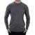 Blusa Tricot Masculina Lado Avesso Sueter Cinza Claro - LH22 - Cinza