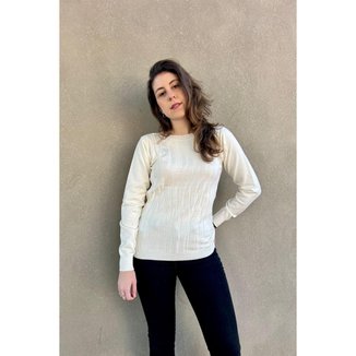 Blusa tricot zebra