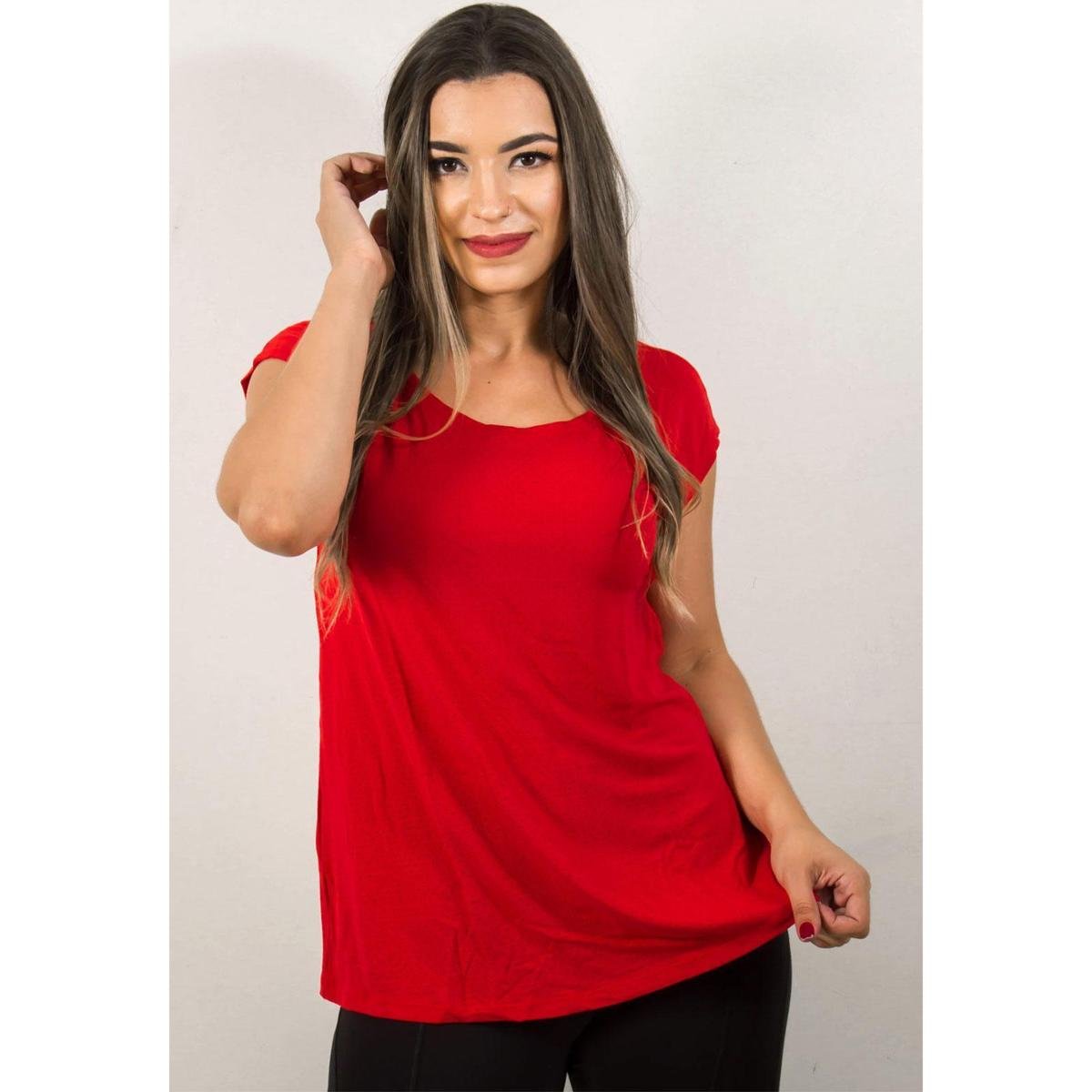 Blusa Vekyo Manga Curta Feminina Fitness Treino Qualidade Academia - Vermelho Menor preço em Blusa Vekyo Manga Curta Feminina Fitness Treino Qualidade Academia - Vermelho