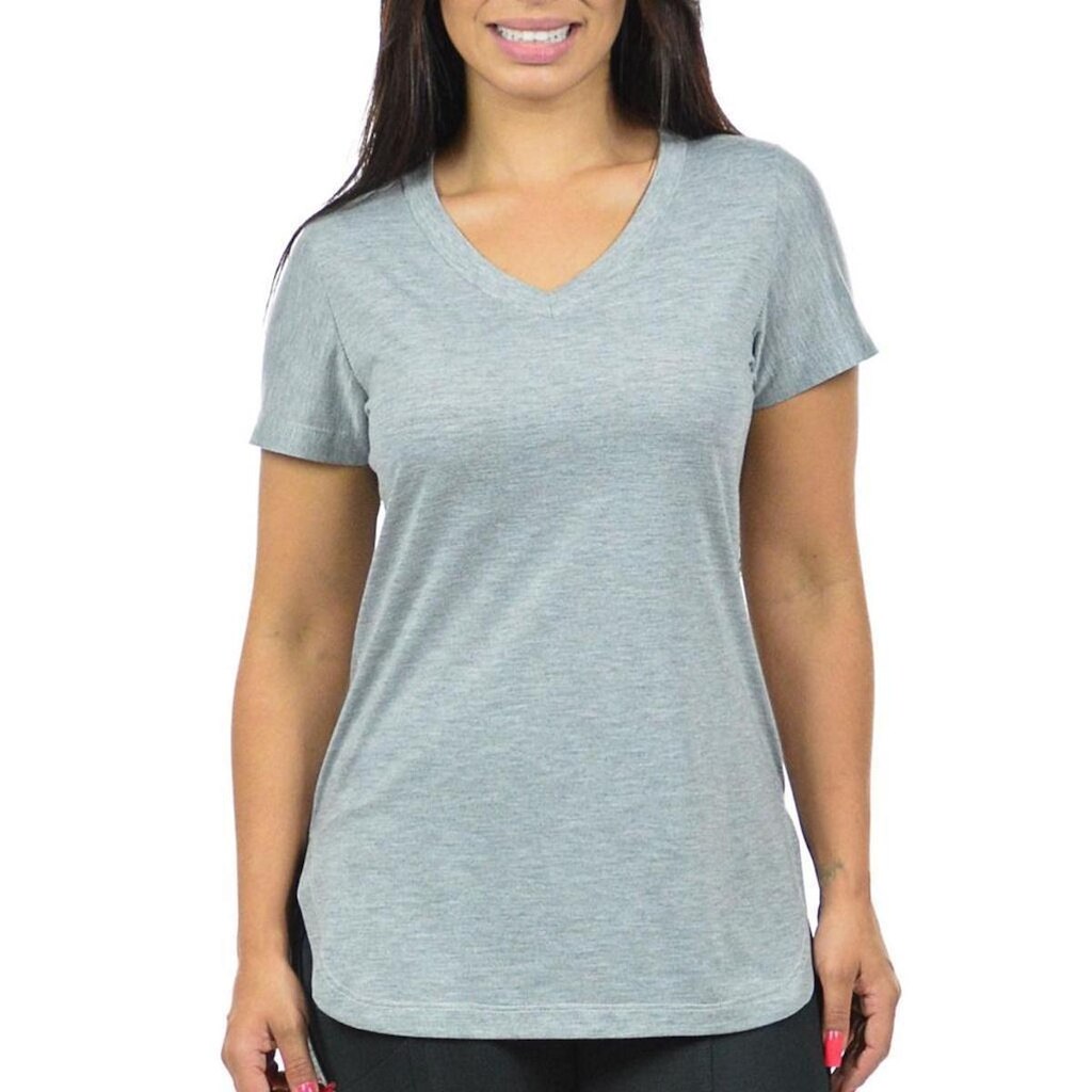Blusa Vesttuario Gola V Longa Camiseta Babylook Mullet Feminina