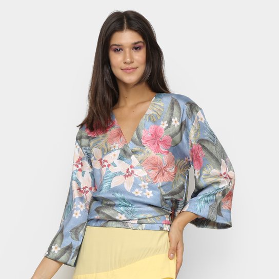 Blusa Vida Bela Kimono Feminina Zattini - Main Image