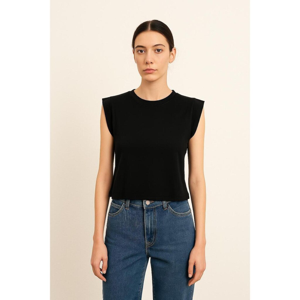 Blusa Viscolycra Manga Dobrada
