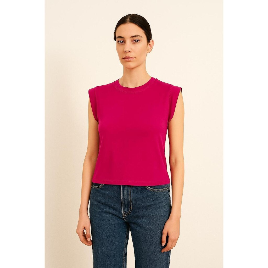 Blusa Viscolycra Manga Dobrada