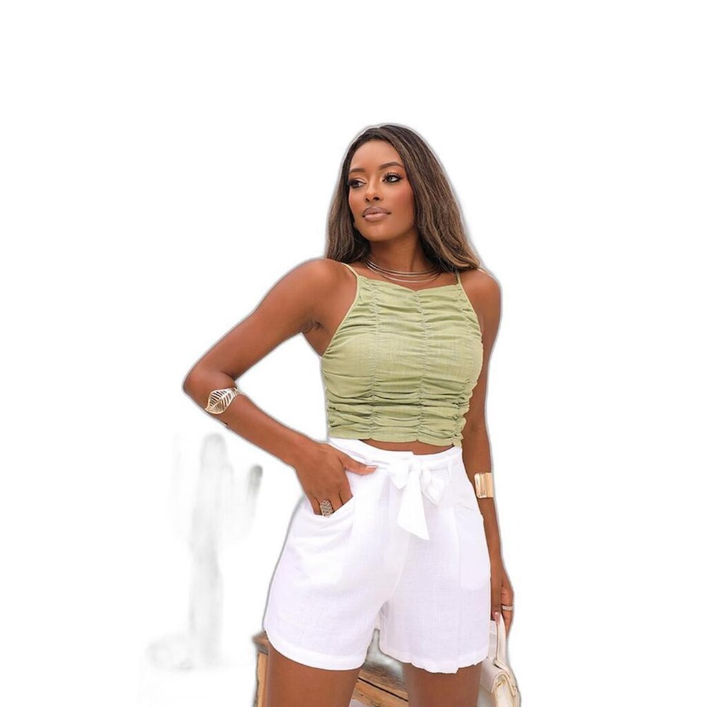BLUSA VISCOSE FEMININA FRANZIDO 90513
