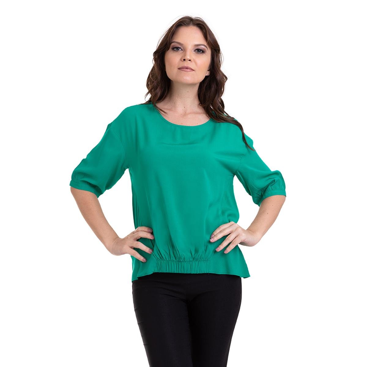 blusas em viscose lisa