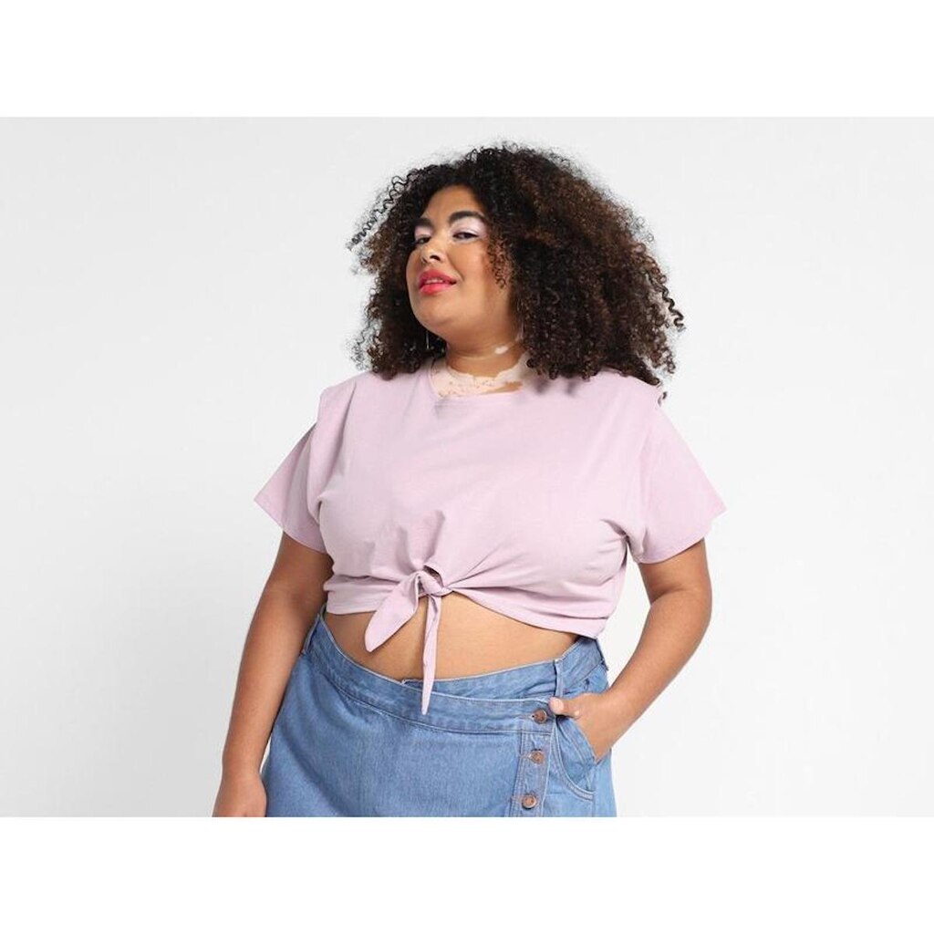 Blusa Vista   Ombreira Amarração Frontal