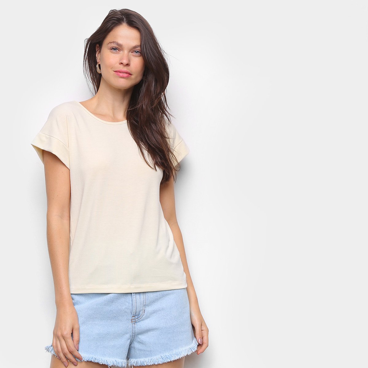 Blusa Volare Decote Canoa Manga Japonesa Feminina - Off White é ruim? Blusa Volare Decote Canoa Manga Japonesa Feminina - Off White é boa?
